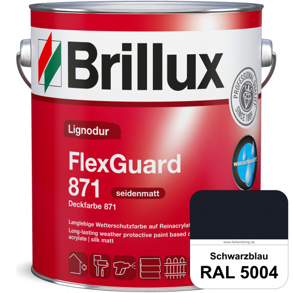 Lignodur FlexGuard 871 (Deckfarbe 871) RAL 5004 Schwarzblau