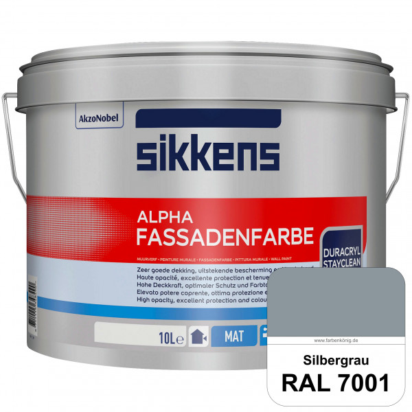 Alpha Fassadenfarbe (RAL 7001 Silbergrau)