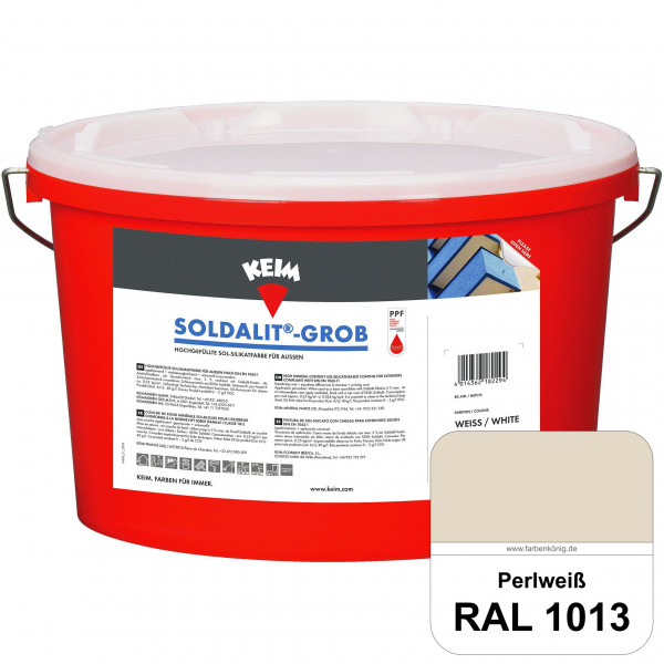 KEIM Soldalit®-Grob (RAL 1013 Perlweiß)