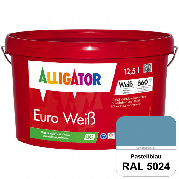 Euro Weiß LKF (RAL 5024 Pastellblau)