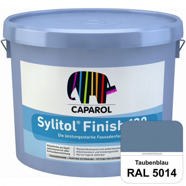 Sylitol® Finish 130 (RAL 5014 Taubenblau) wetterbeständige Fassadenbeschichtungen auf Silikatbasis
