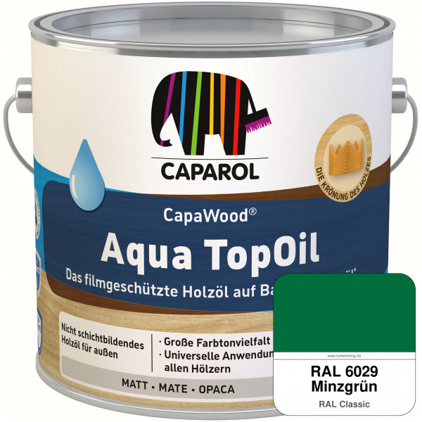 CapaWood® AquaTopOil (RAL 6029 Minzgrün)