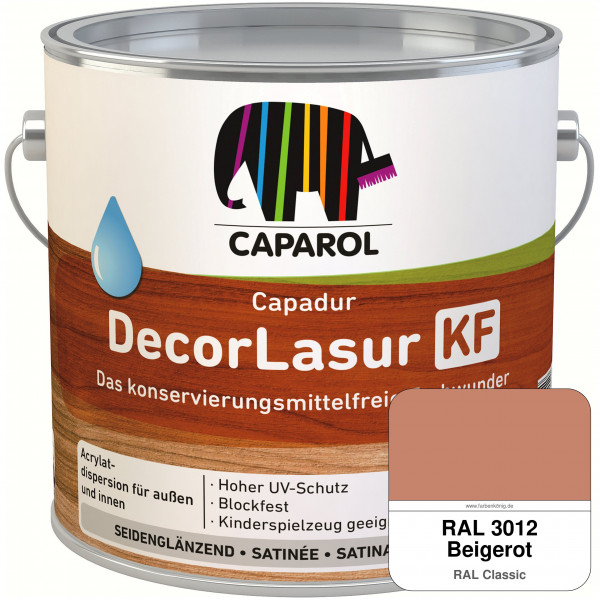 Caparol Capadur DecorLasur KF (RAL 3012 Beigerot)