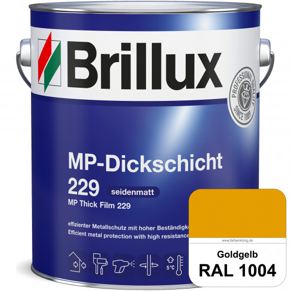 MP-Dickschicht 229 (RAL 1004 Goldgelb) Korrosionsschutz für grundierten Eisen- & Stahl sowie für Zin