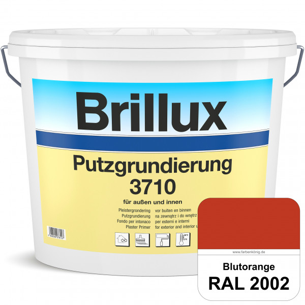 Putzgrundierung 3710 (RAL 2002 Blutorange) Wetterbeständige & quarzhaltige Grundierfarbe auf Dispers