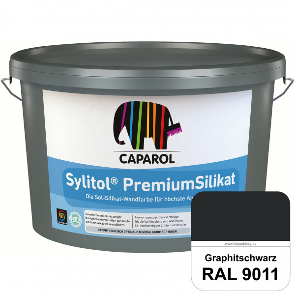 Caparol Sylitol PremiumSilikat (RAL 9011 Graphitschwarz) - ehemals Histolith PremiumSilikat