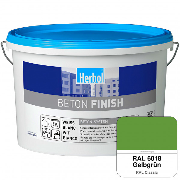 Beton Finish (RAL 6018 Gelbgrün)
