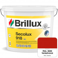 Secolux 918 TSR-Formel (RAL 3020 Verkehrsrot) für den Einsatz auf WDVS - ehemals Silicon-Fassadenfar
