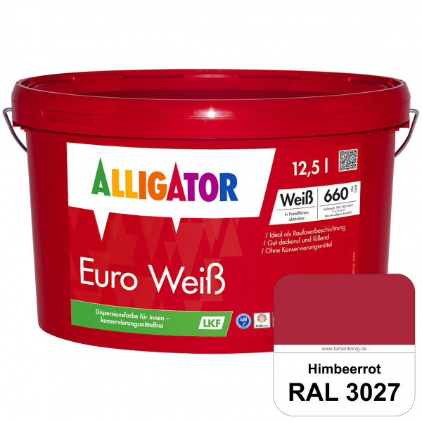 Euro Weiß LKF (RAL 3027 Himbeerrot)