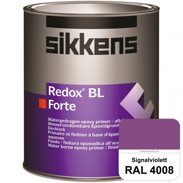 Redox BL Forte (RAL 4008 Signalviolett) seidenmatte & wasserbasierte 2-K-Epoxidharzlack (innen)