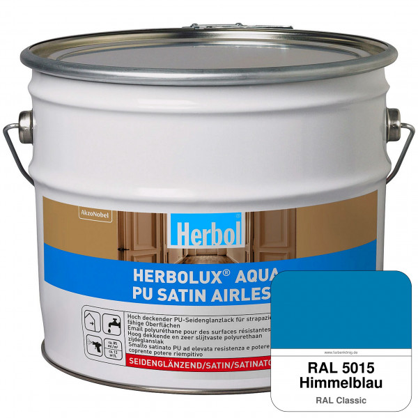Herbolux Aqua PU Satin Airless (RAL 5015 Himmelblau)