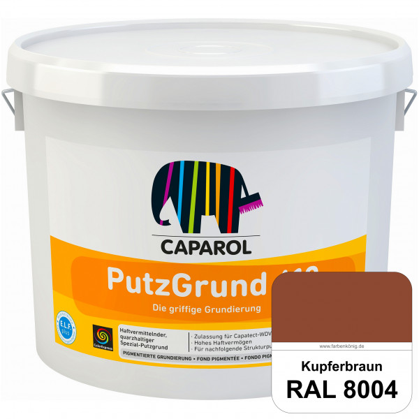 Putzgrund 610 (RAL 8004 Kupferbraun) Wasserverdünnbare & haftvermittelnde gefüllte SpezialGrundierfa