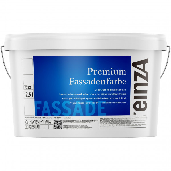 einzA Premium Fassadenfarbe (Weiß)