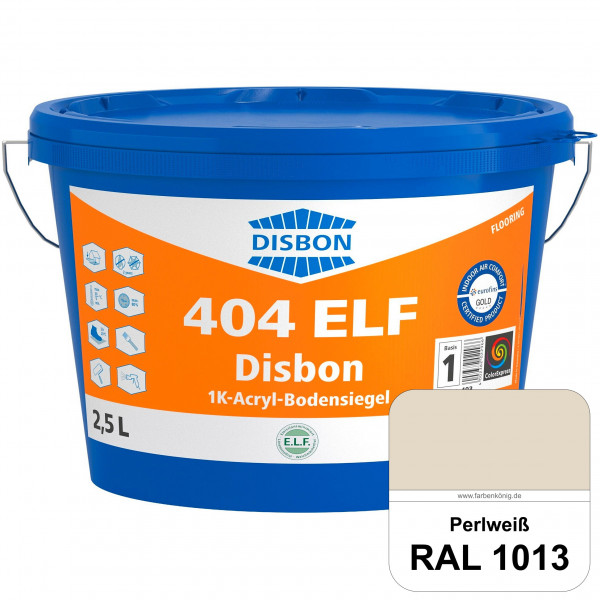 Disbon 404 ELF 1K-Acryl-Bodensiegel (RAL 1013 Perlweiß) 1K PU-verstärkte, emissions- und lösemittelf