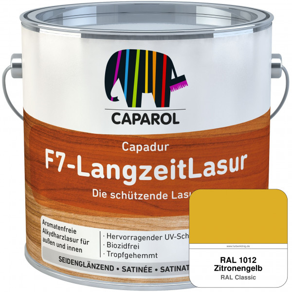 Capadur F7-LangzeitLasur (RAL 1012 Zitronengelb)
