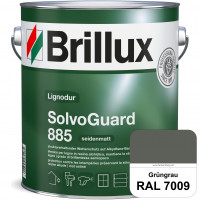 SolvoGuard 885 (RAL 7009 Grüngrau) deckende oder lasierende seidenmatte Alkydharz-Holzfarbe für auße