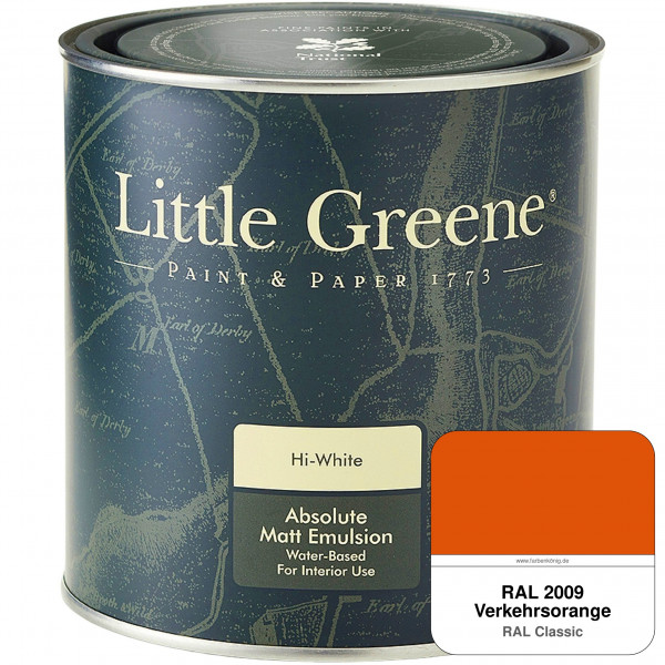 Absolute Matt Emulsion - Sample Pot 250 ml (RAL 2009 Verkehrsorange)