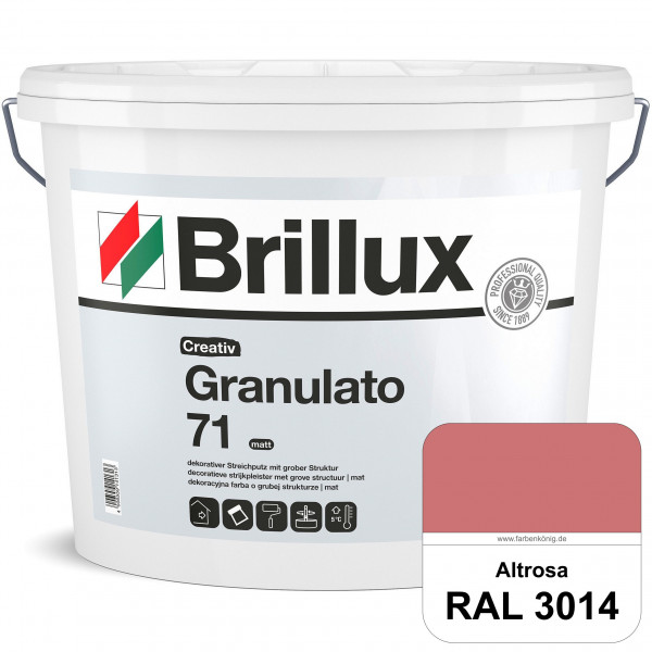 Creativ Granulato 71 (RAL 3014 Altrosa) Verarbeitungsfertige, quarzgefüllte Dispersionsfarbe für dek