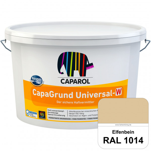 CapaGrund Universal-W (RAL 1014 Elfenbein) hoch wasserdampfdurchlässige Spezial-Grundierung (innen &