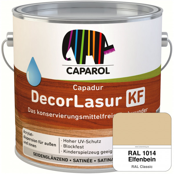 Caparol Capadur DecorLasur KF (RAL 1014 Elfenbein)