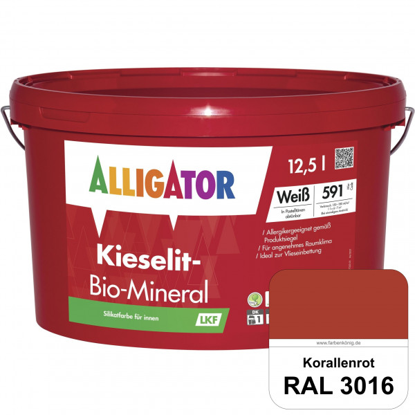 Kieselit-Bio-Mineral LKF (RAL 3016 Korallenrot)