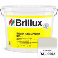 Silicon-Streichfüller 910 (RAL 9002 Grauweiß) Optischen Egalisierung von z.B. Strukturunterschieden 