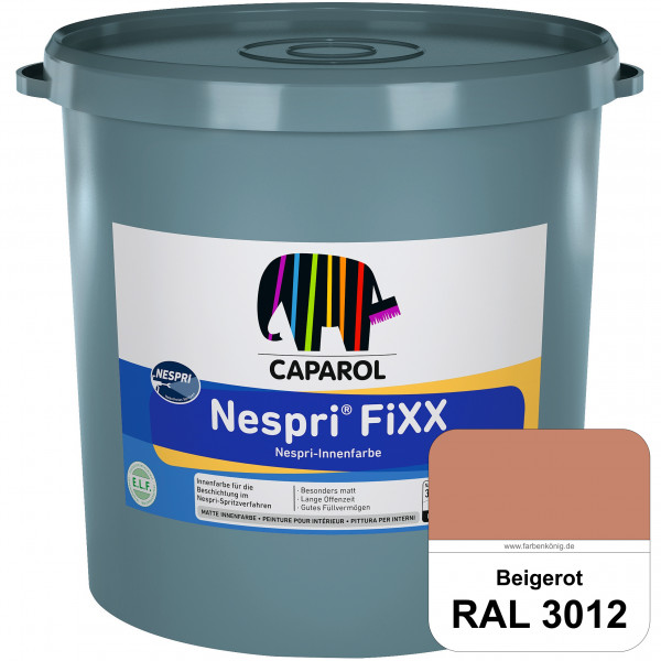 Nespri® FiXX (RAL 3012 Beigerot) Spezielle Innenfarbe für die rationelle Beschichtung im Nespri-Spri