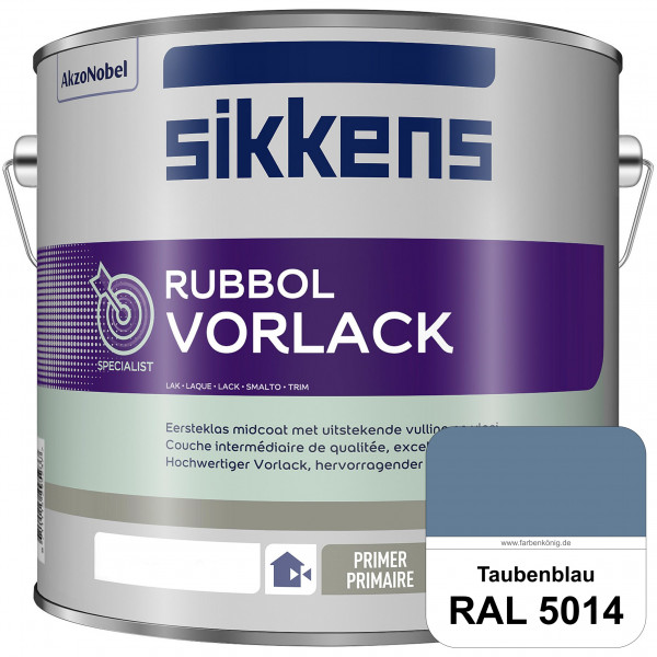 Rubbol Vorlack (RAL 5014 Taubenblau) Aromatenfreier Vorlack der Spitzenklasse (außen & innen)