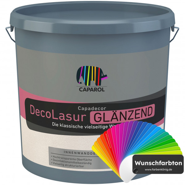 Capadecor DecoLasur Glänzend (Wunschfarbton)