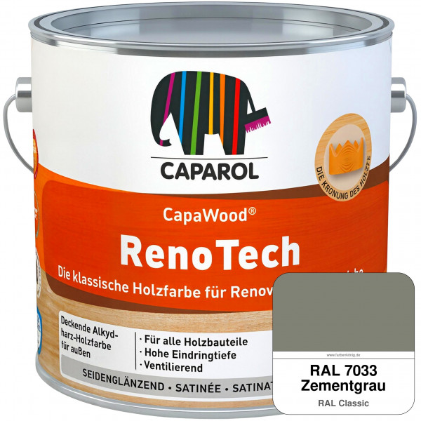 CapaWood® RenoTech (RAL 7033 Zementgrau) - ersetzt Capadur RenoTech