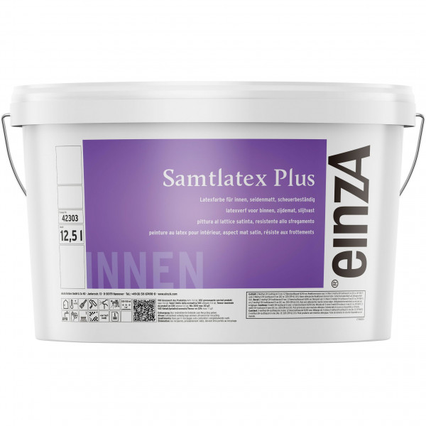 einzA Samtlatex Plus (Weiß)
