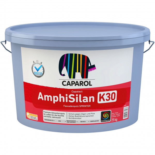 Capatect AmphiSilan Fassadenputz K 30 Winter/SPRINTER (Weiß)