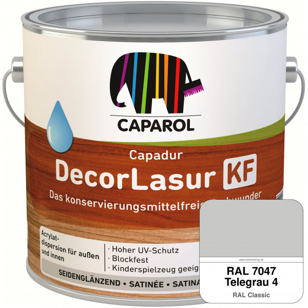 Caparol Capadur DecorLasur KF (RAL 7047 Telegrau 4)