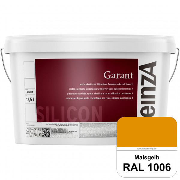 einzA Garant (RAL 1006 Maisgelb) elastische Siliconharz-Fassadenfarbe