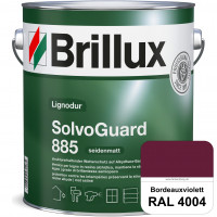 SolvoGuard 885 (RAL 4004 Bordeauxviolett) deckende oder lasierende seidenmatte Alkydharz-Holzfarbe f