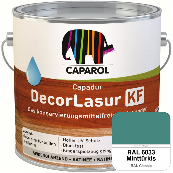 Caparol Capadur DecorLasur KF (RAL 6033 Minttürkis)