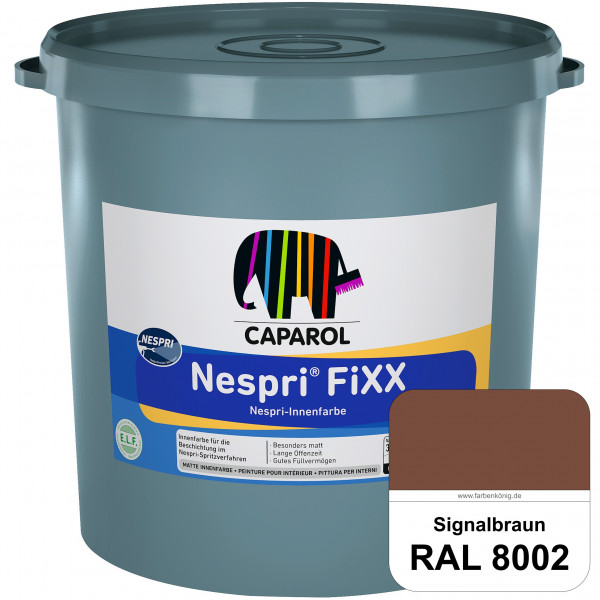 Nespri® FiXX (RAL 8002 Signalbraun) Spezielle Innenfarbe für die rationelle Beschichtung im Nespri-S