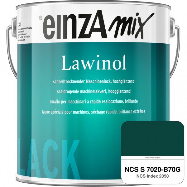 einzA Lawinol hochglänzend (NCS S 7020-B70G)