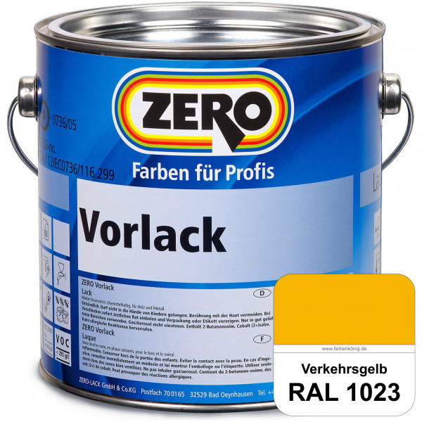 Vorlack (RAL 1023 Verkehrsgelb)