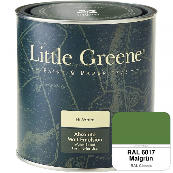 Absolute Matt Emulsion - Sample Pot 250 ml (RAL 6017 Maigrün)