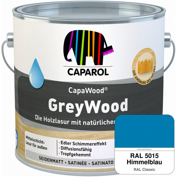 CapaWood® GreyWood (RAL 5015 Himmelblau) - ersetzt Capadur GreyWood