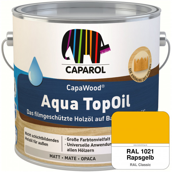 CapaWood® AquaTopOil (RAL 1021 Rapsgelb)