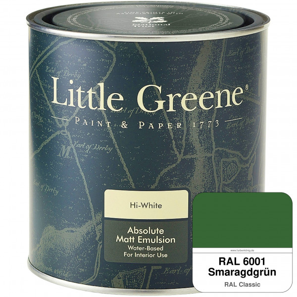 Absolute Matt Emulsion - Sample Pot 250 ml (RAL 6001 Smaragdgrün)