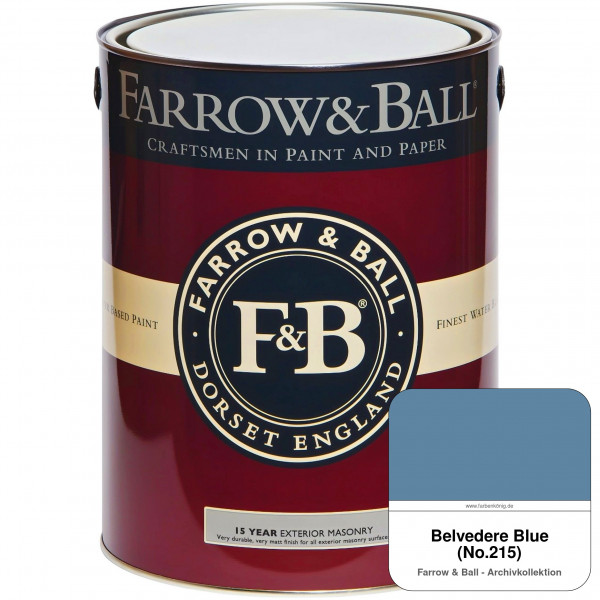 Exterior Masonry (Belvedere Blue No. 215)