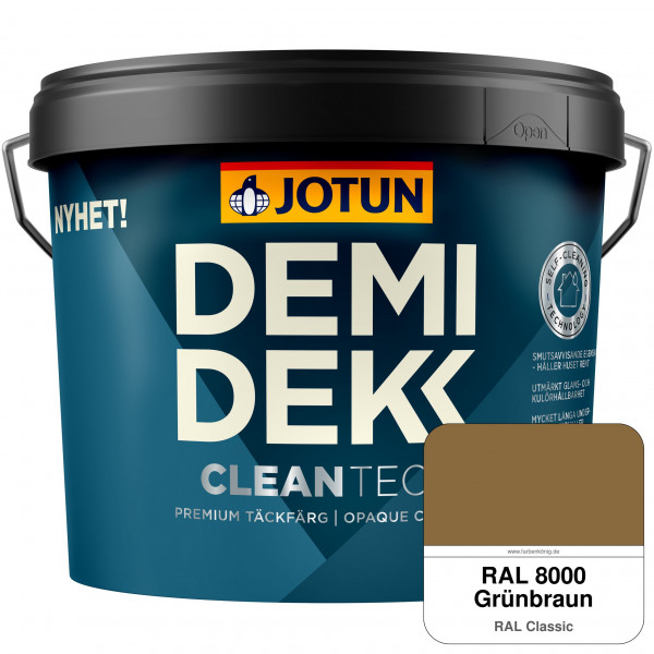 DEMIDEKK Cleantech (ehemals Demidekk Optimal, Demidekk Ultimate Täckfärg) - Deckende Holzfarbe für A