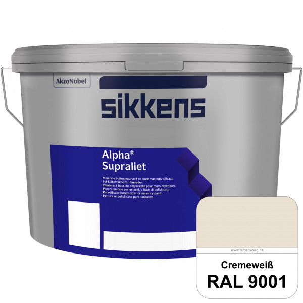 Alpha Supraliet (RAL 9001 Cremeweiß)