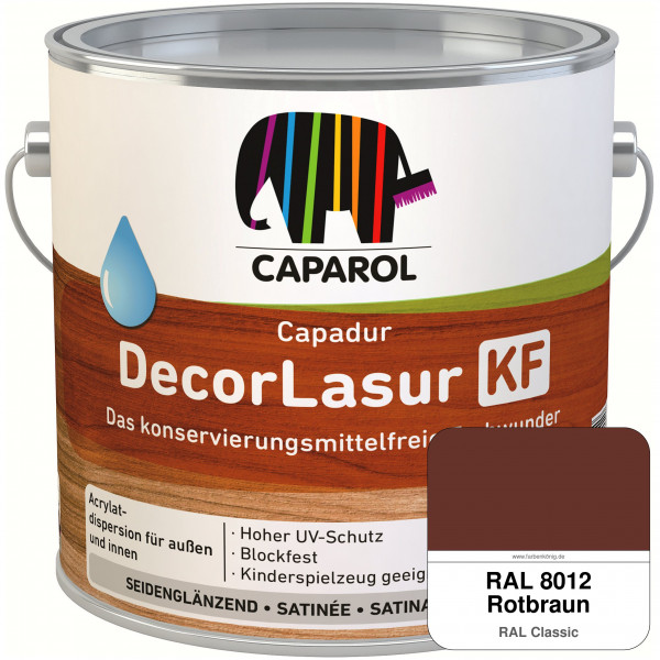 Caparol Capadur DecorLasur KF (RAL 8012 Rotbraun)