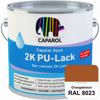 Capalac Aqua 2K PU-Lack (RAL 8023 Orangebraun) chemisch und mechanisch widerstandsfähige Lackierunge