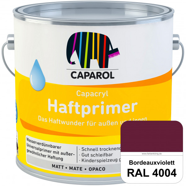 Capacryl Haftprimer (RAL 4004 Bordeauxviolett) Grundierungen Holz, Zink, Hart-PVC, Aluminium, Kupfer