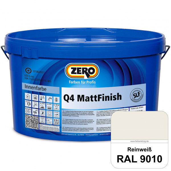 Q4 MattFinish (RAL 9010 Reinweiß)